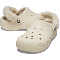 Baya Lined Fuzz-Strap Clog
