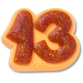 Orange Sparkly Number 13