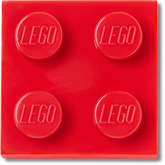 LEGO® Red Tile 2x2