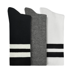 CrocsSocks Crew Large Stripe 3-Pack