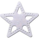 Mega Blue Glittery Star