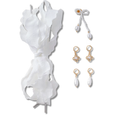 Laces and Pearl Bow Charm Kit
