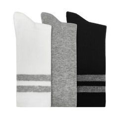 CrocsSocks Crew Small Stripe 3-Pack