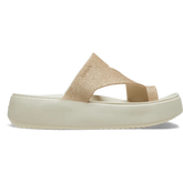 Getaway Platform Glitter Toe Loop
