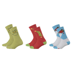 Kids' Crocs Socks The Grinch 3 Pack