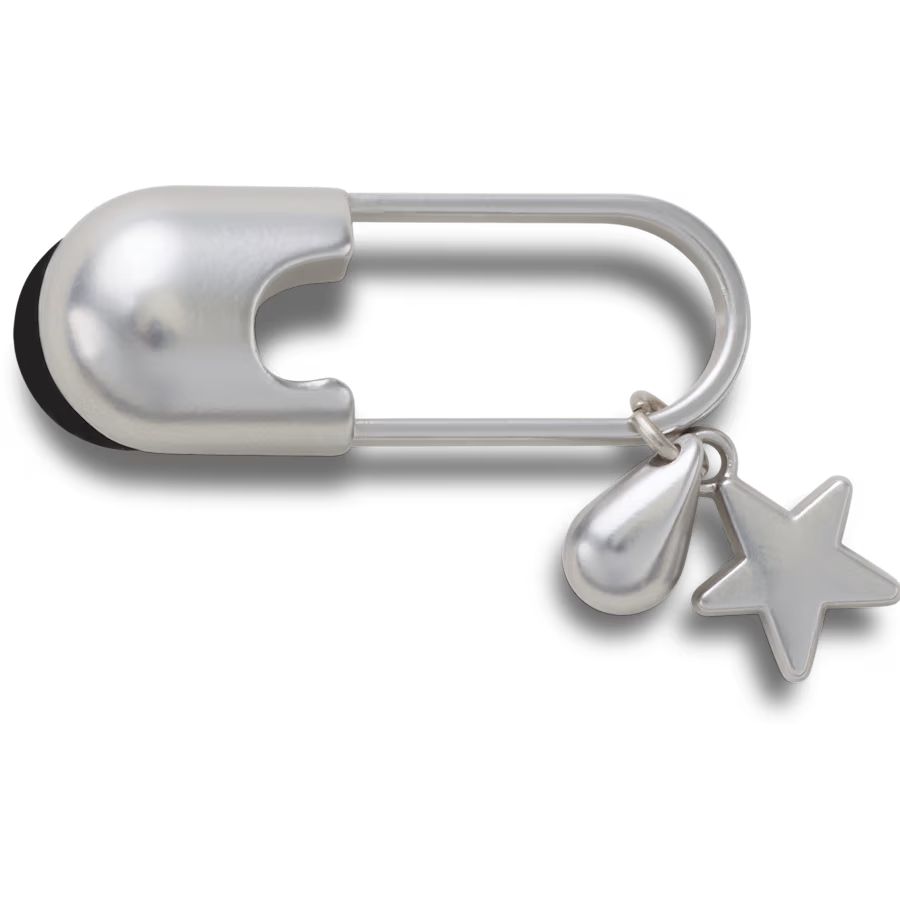 Silver Meta Safety Pin