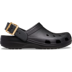 Classic Metallic Buckle Clog