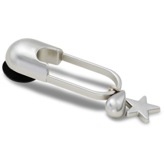 Silver Meta Safety Pin