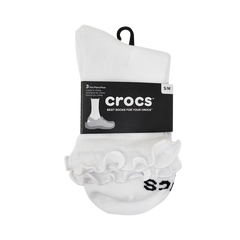 CrocsSocks Ruffle Ankle 3 PK