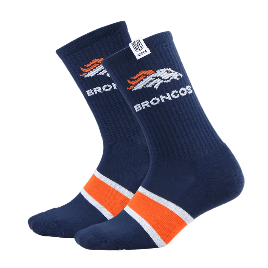 NFL Denver Broncos Crocs Socks