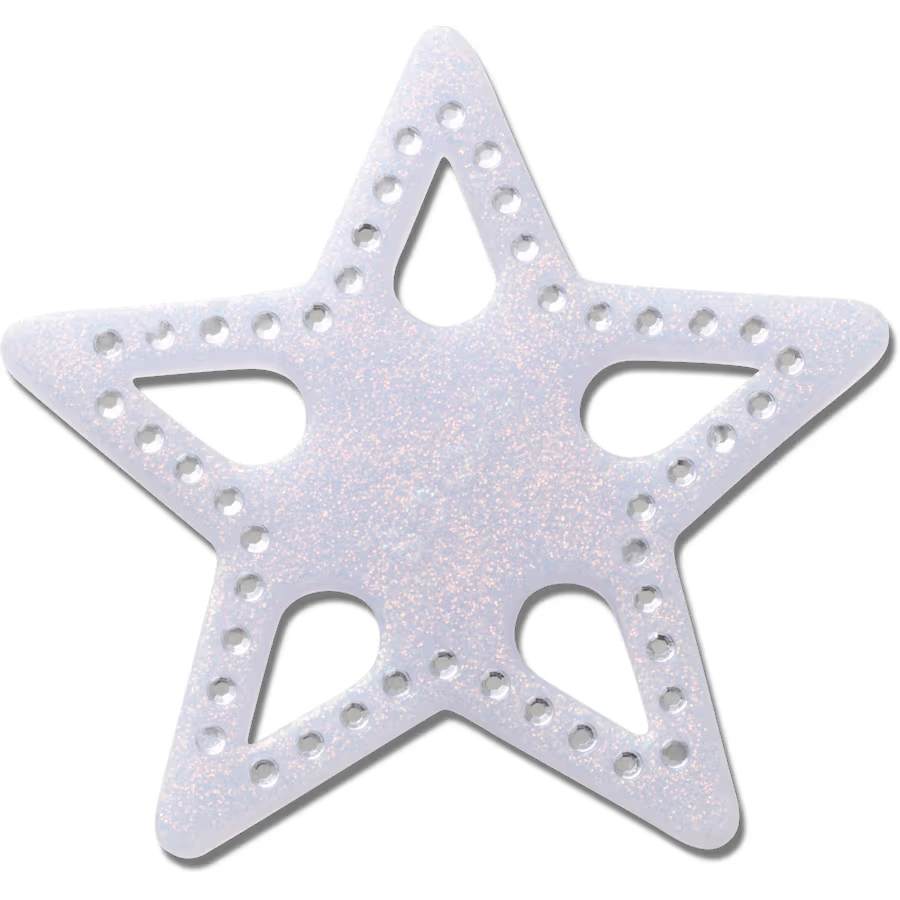 Mega Blue Glittery Star