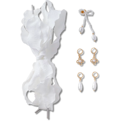 Laces and Pearl Bow Charm Kit