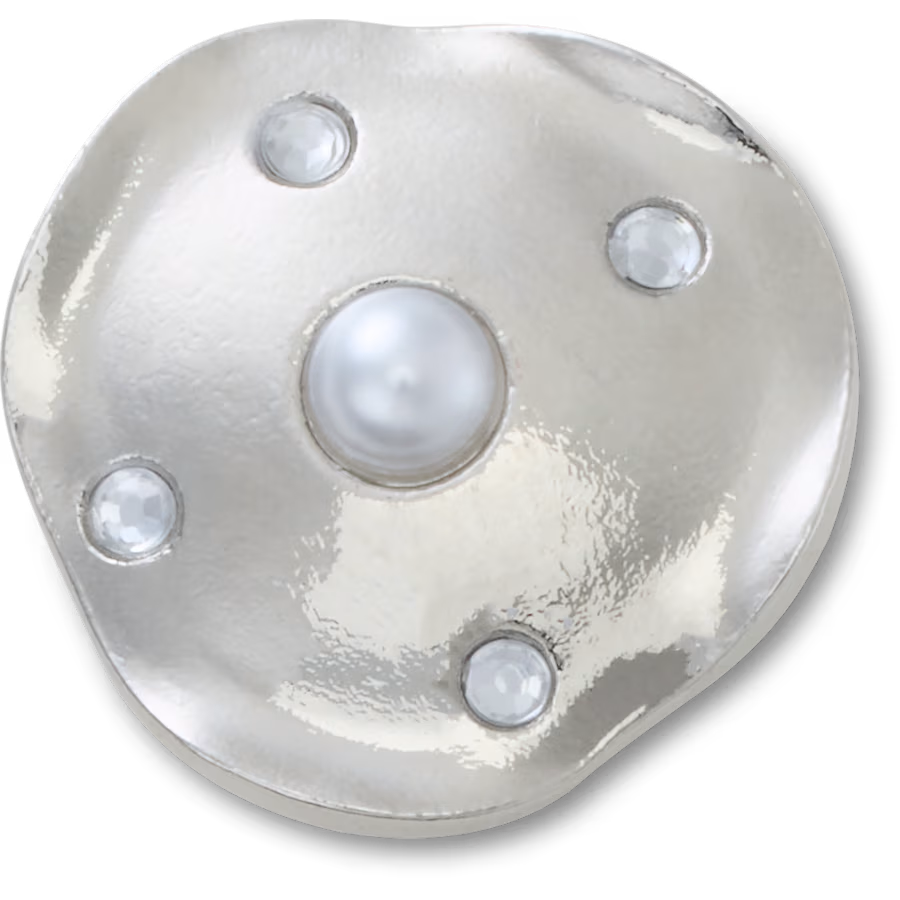 Silver and Pearl Disc