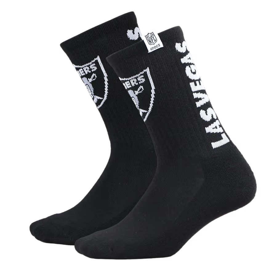 NFL Las Vegas Raiders Crocs Socks