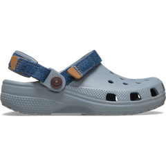 Kids' Classic Denim Adjustable Backstrap Clog