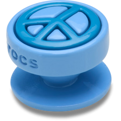 Blue Peace Sign Icon