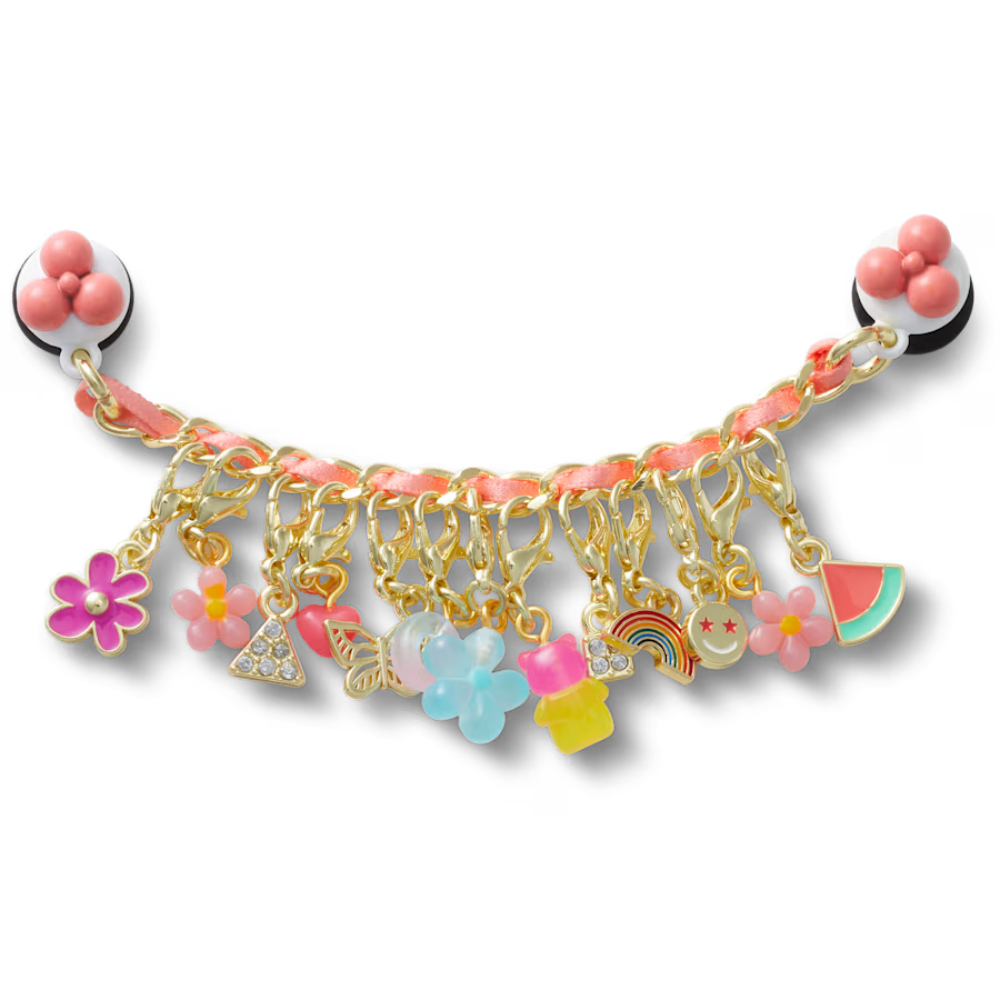 Pink Adjustable Charm Chain