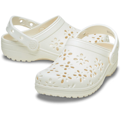 Classic Floral Cut-Out Clog