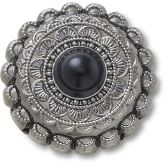 Silver and Black Emblem