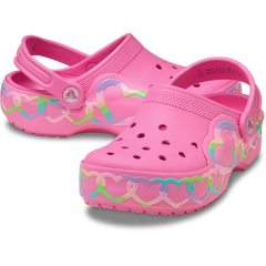 Kids' Classic Heart Lights Clog