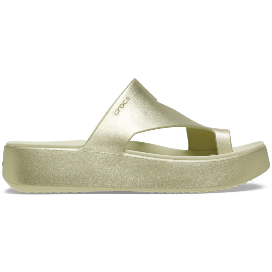 Getaway Metallic Platform Toe Loop