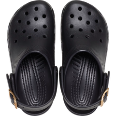 Classic Metallic Buckle Clog